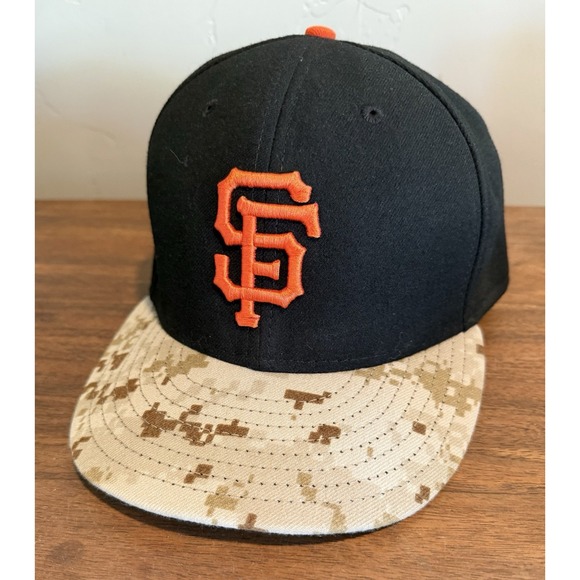 New Era Other - New Era 59FIFTY San Francisco Giants Hat 8 Authentic On Field Camo / Black MLB